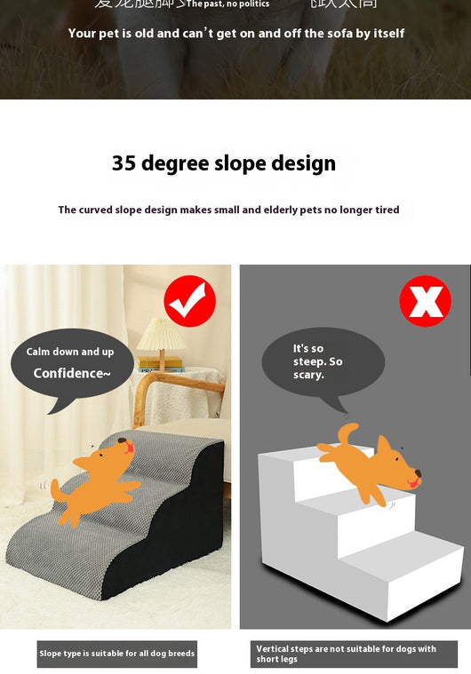 Escaleras Onduladas para Perros Pequeños - Acceso Fácil a Muebles - Image 43