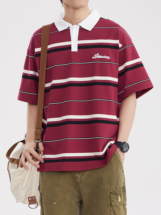 Polo Retro Vintage para Hombre - Estilo Clásico de Verano - Image 9