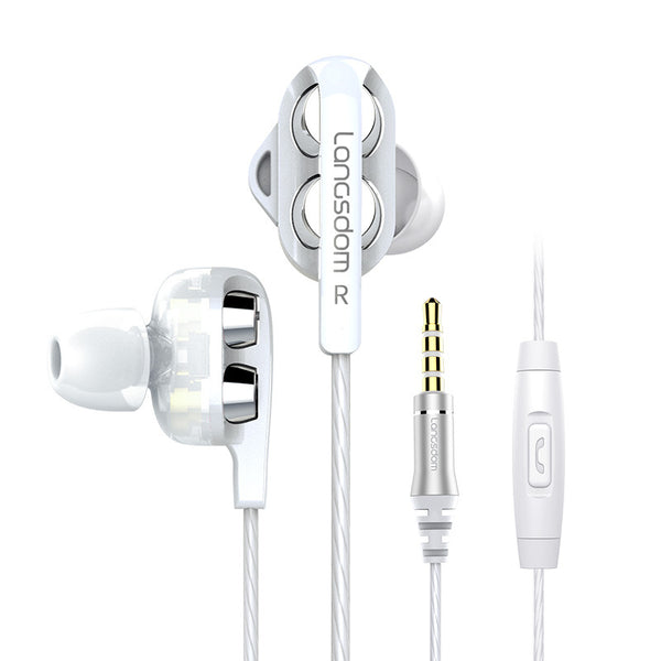 Auriculares Gaming In-Ear D4 Quad-Core con Doble Bobina Móvil