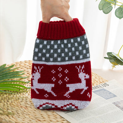 Suéteres Tejidos para Mascotas - Ropa de Otoño e Invierno para Bichón Frisé y Corgi - Image 11