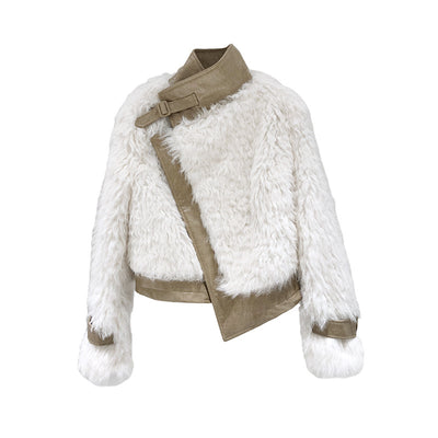 Chaqueta Corta Dorada Estilo Coreano con Hebilla Elegante - Image 8