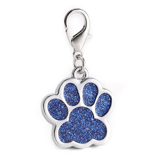 Placa de identificación personalizada para perro con brillo y forma de pata en aleación de zinc - Image 14