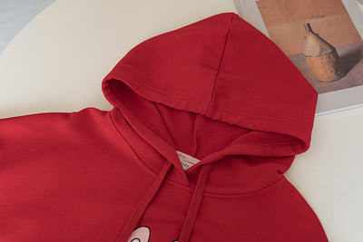 Sudadera Estampada con Capucha de Manga Larga para Mujer - Image 3