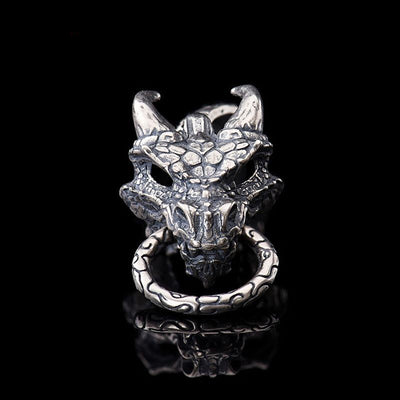 Colgante Dragón Azul Punk en Plata de Ley S925 - Image 2