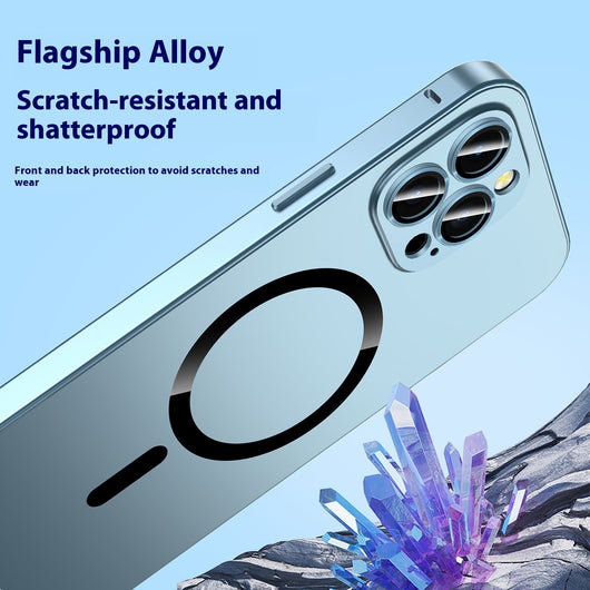 Funda Magnética para Teléfono con Marco de Metal
