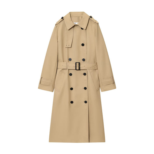 Abrigo Trench Coat Doble Botonadura Elegante para Mujer - Image 11