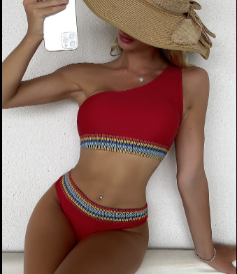 Bikini Estampado Europeo Americano para Mujer - Image 4
