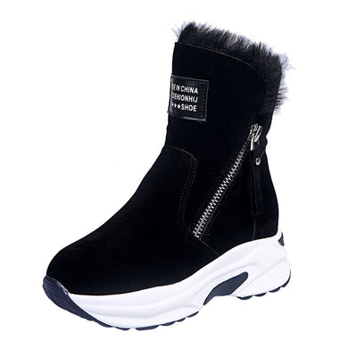 Zapatos Casuales de Algodón con Suela Gruesa y Forro Térmico - Image 16