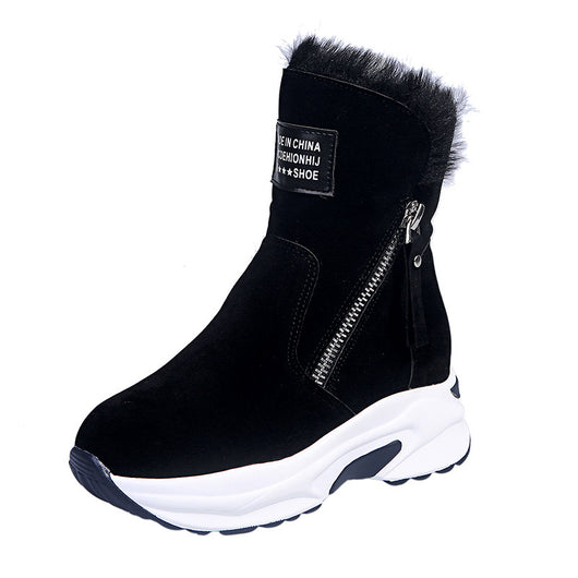 Zapatos Casuales de Algodón con Suela Gruesa y Forro Térmico - Image 16