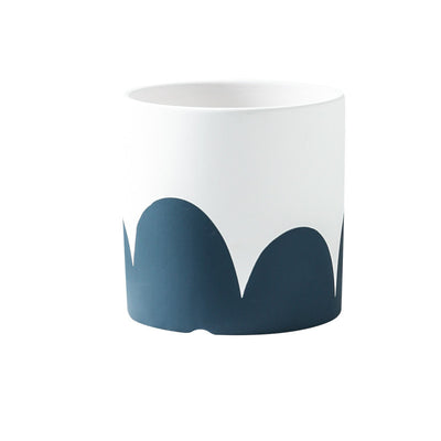 Maceta Cerámica Nórdica para Suculentas con Bandeja - Diseño Moderno 17cm - Image 5