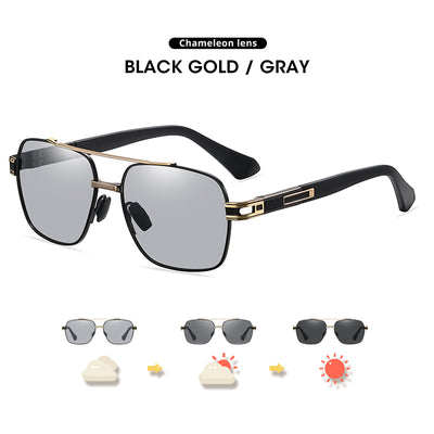 Gafas de Sol Vintage Metal con Protección UV Polarizada - Image 5