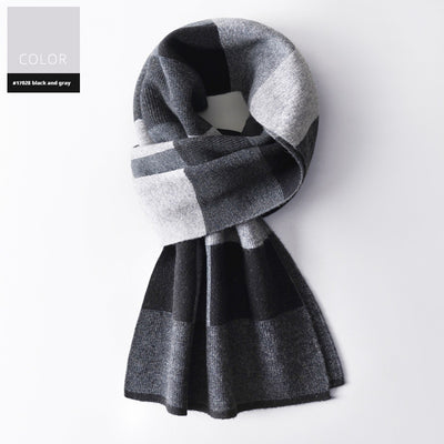 Bufanda Cuadros para Hombre Reversible - Abrigo Invierno Doble Cara - Image 24