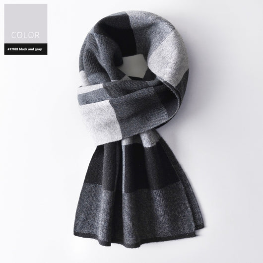 Bufanda Cuadros para Hombre Reversible - Abrigo Invierno Doble Cara - Image 24
