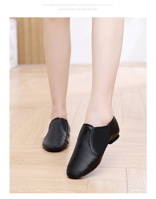 Zapatos de Jazz de Cuero Genuino con Suela Blanda para Práctica - Image 12