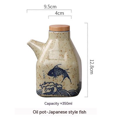 Botellas Dispensadoras de Cerámica Estilo Chino - Image 2