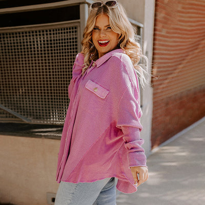 Chaqueta Camisa de Moda Europea y Americana para Mujer - Image 15