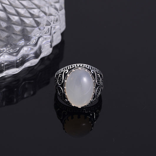 Anillo de Moda Chapado con Incrustaciones Europeo y Americano - Image 5