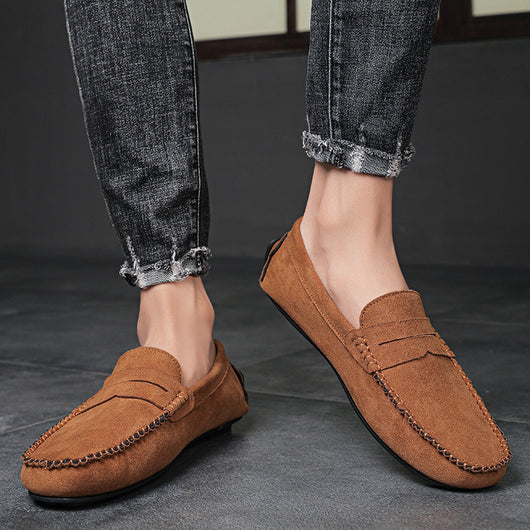 Zapatos Mocasín de Ante Artesanal para Hombre - Colección Verano - Image 7