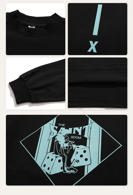 Playera Manga Larga Hip Hop Estilo Urbano para Hombre - Image 14