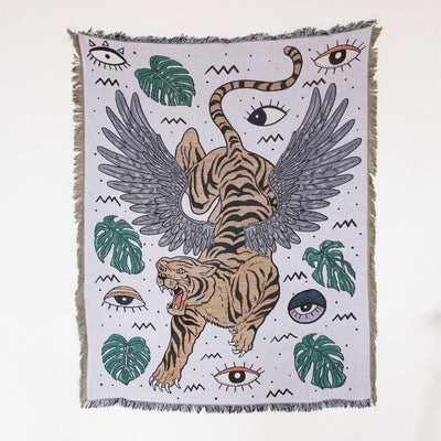 Manta Sofá Bohemio con Flecos Casuales - Image 14