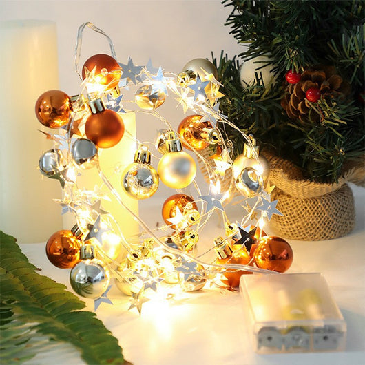 Cadena de Luces LED con Campanas Navideñas - Decoración Navideña Interior - Image 35