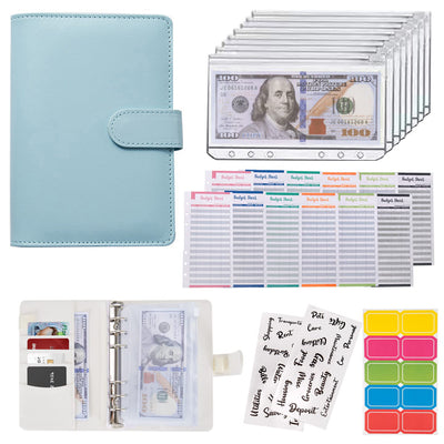 Cuaderno de Piel Macaron con Cartera Integrada y Compartimento para Billetes - Image 9