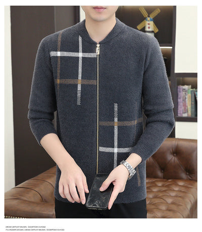 Chaqueta Casual de Terciopelo Mink - Confort de Suéter con Estilo - Image 12