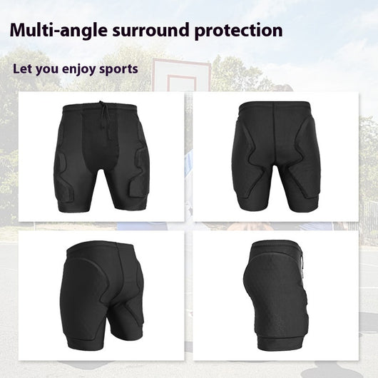 Pantalones Cortos Deportivos con Protección de Colisión para Hombre - Image 4