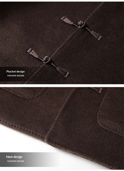 Abrigo de Lana para Hombre con Cuello Mao - Chaqueta Cálida de Estilo Asiático - Image 19