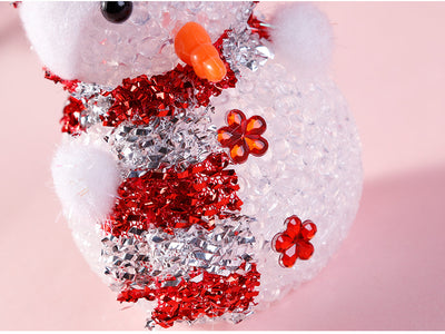 Muñeco de Nieve Navideño Luminoso con Partículas LED Multicolor - Image 10