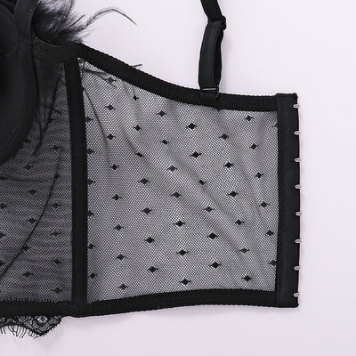 Camiseta de Encaje y Malla Calada para Mujer - Image 12