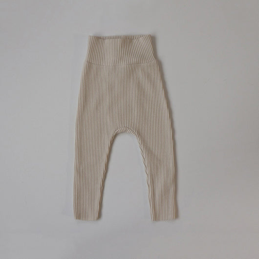 Leggings de Cintura Alta para Niñas - Colores Sólidos - Image 3