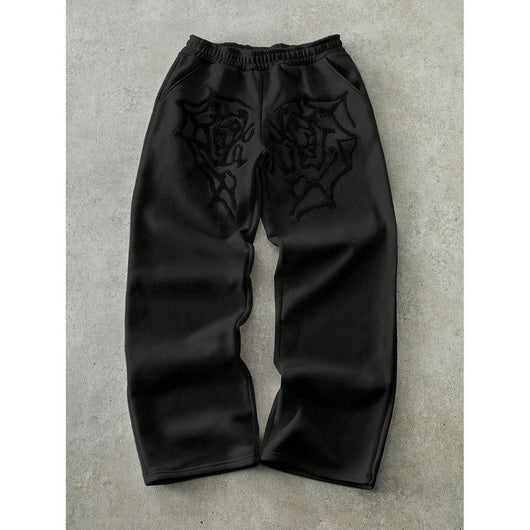 Pantalones Rectos Holgados de Diseño Contemporáneo para Hombre - Image 4