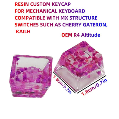 Keycap Cielo Estrellado de Resina Transparente - Image 19
