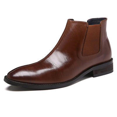 Botas Martin Puntiagudas de Cuero para Hombre - Estilo Británico Premium - Image 6
