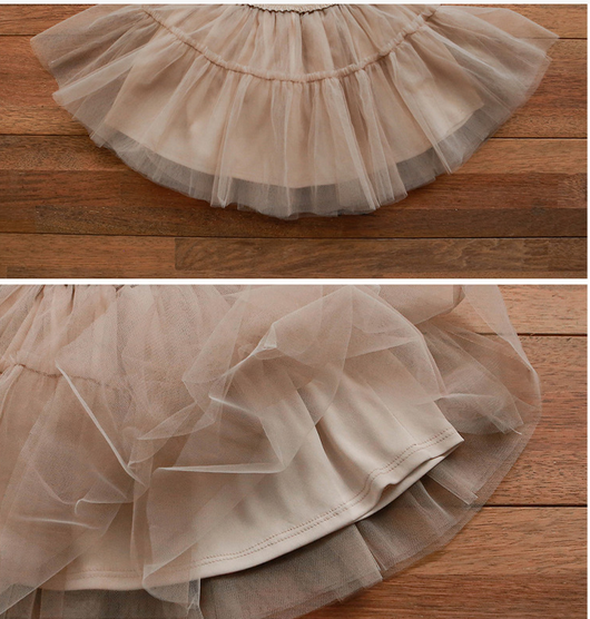 Falda Corta Infantil Coreana de Malla Transpirable - Image 17