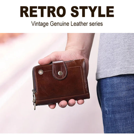 Bolsa de Cuero Genuino con Cierre de Hebilla - Estilo Casual y Versátil - Image 5