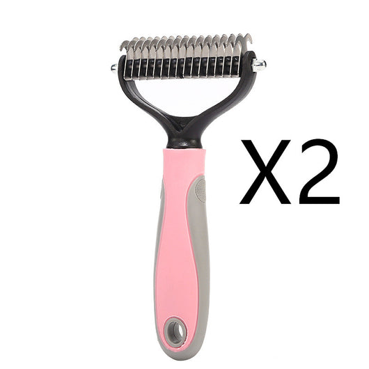 Peine Desmatera Doble Cara Acero Inoxidable para Perros - Herramienta Profesional Antimotas - Image 11