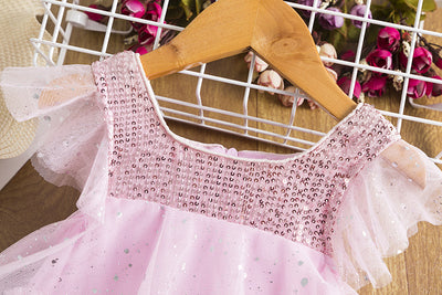 Vestido de Niña con Lentejuelas y Malla Brillante - Image 38