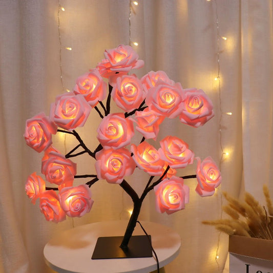 Lámpara Decorativa Árbol de Rosas para Dormitorio - Image 2