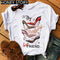 Camiseta Suelta Casual de Cuello Redondo para Mujer