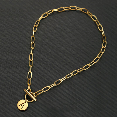 Collar Colgante de Letra Mayúscula para Mujer - Cadena Clavícula - Image 5