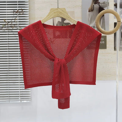 Chaleco Tejido Coordinado - Conjunto 3 Piezas Camisa y Falda - Image 16