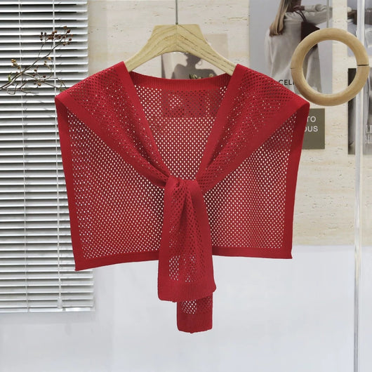 Chaleco Tejido Coordinado - Conjunto 3 Piezas Camisa y Falda - Image 16
