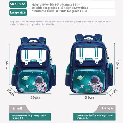 Mochila Escolar Impermeable y Ligera con Diseño Astronauta - Image 3