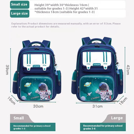 Mochila Escolar Impermeable y Ligera con Diseño Astronauta - Image 3