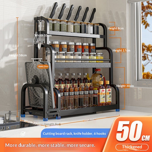 Estantería de Almacenamiento para Cocina - Organizador de Piso - Image 8