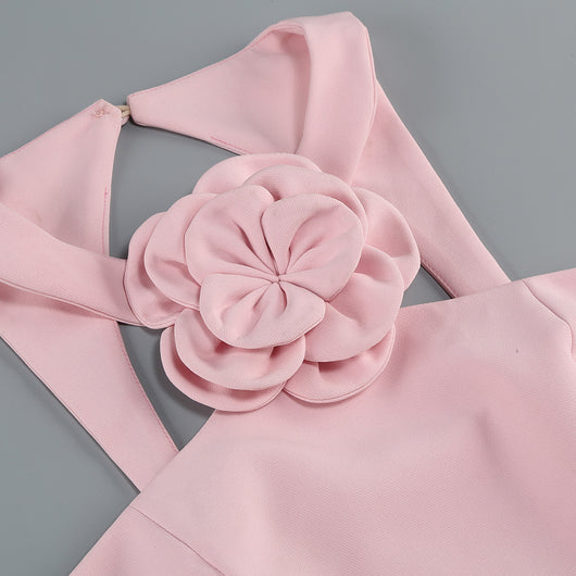 Blusa de Traje Elegante con Falda Floral Decorativa - Image 9