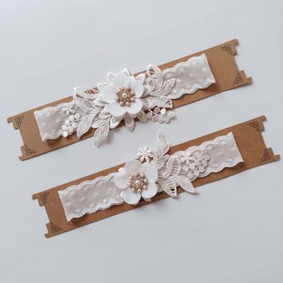Calcetines de Muslo con Flor de Perla - Anillo Sexy - Image 3