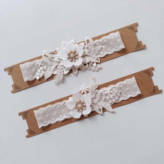 Calcetines de Muslo con Flor de Perla - Anillo Sexy - Image 3